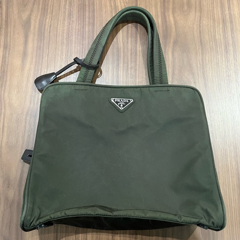 Prada Green Nylon Bag